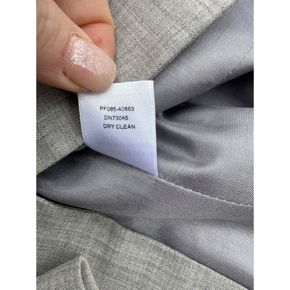 Pendleton Petite Wool Blazer Women's 10P Gray Stretch Virgin Wool Career - Picture 5 of 9